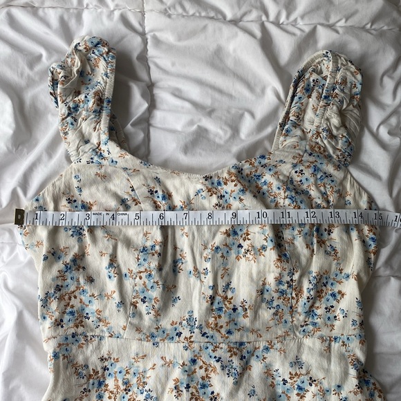 Old navy fit and flare puff-sleeve mini dress - Picture 6 of 6